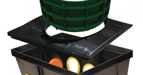 speed levelers distribution box|5 outlet septic distribution box.